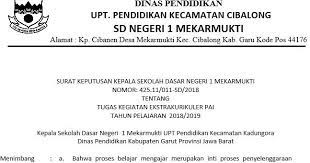Download contoh sk dan program eksrtakurikuler keagamaan pai di sd. Download Contoh Sk Dan Program Eksrtakurikuler Keagamaan Pai Di Sd Guru Jumi