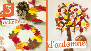 Des tas de bricolages variés avec du matériel facile à trouver chez soi (rouleaux de papier. 3 Activites Manuelles D Automne En Partenariat Avec Familysphere Youtube