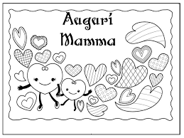 10 Biglietti Da Colorare Per La Festa Della Mamma Mamma E Casalinga