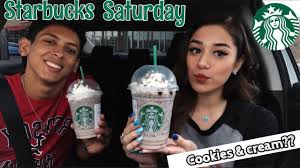 Starbucks Saturday Double Chocolate Chip Frap With White Mocha Sauce Youtube