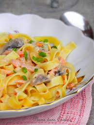 Pates Cremeuses Au Saumon Et Champignons Lasagnes Cuisine Italienne Cuisine