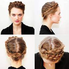 How To Scandinavian Braided Crown From 2014 Fall Winter Nyfw Scandinavian Hair European Hair Braid Around Head