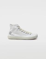 Tabi babouche shoe in black. Maison Margiela Tabi High Top Sneakers Men Maison Margiela Store