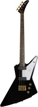 Epiphone 1958 korina explorer electric guitar. Epiphone Ltd Edition Korina Explorer Bass Ebony Sweetwater