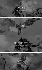 The Four Horsemen Of The Apocalypse He Got That One From The Bible Or The Bible Got It From Him Horsemen Of The Apocalypse Apocalypse Tattoo Four Horsemen