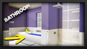 A nice detail to add next to a bathroom sink. Minecraft How To Make A Bathroom Youtube