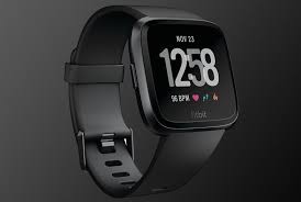 Fitbit Versa Smartwatch Black Black Aluminium S L Bands Included 1y Warranty Video Games For Kids Gadgets For Dad Smart Watch