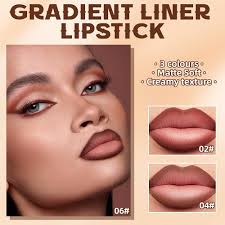 HOSAILY 3 Colors 2 in 1 Lip Liner Set, Matte Nude Dark Brown Red Lip Liner  Plumping Smooth Creamy Lip Pencil, High Pigmented Long lasting Light Brown  Lipstick Makeup, 02+04+06 : Beauty & Personal Care