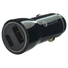 Cargador 12v a 1 USB 3.0 Y Tipo C PD20W Int.Co (CAR-33)