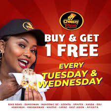 Buy & get ONE FREE promo is here again 🍕🍕🍕. Available this and every  Tuesday & Wednesday Promo covers small and large pizzas only. Don't miss  out Call 059 692 1180, 055