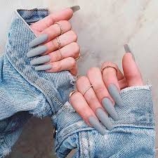 One of the biggest celebrities trend right now. The Best Gray Nail Art Design Ideas Stylish Belles