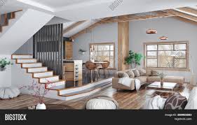 Love the cognac sectional and natural look. Modern Interior Design Image Photo Free Trial Bigstock