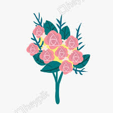 Hand Drawn Rose Bouquet Illustration Png And Psd File Roses Drawing Rose Flower Wallpaper Flower Drawing