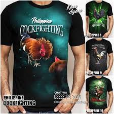 Kaos Ayam Petarung Kaos Ayam Jago Philipine Kaos Ayam Aduan Kaos Baju Kaos Gambar