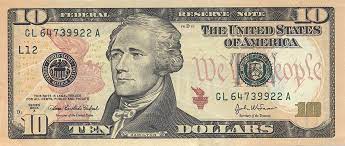 Print coloring pages of your favorite coins. United States Ten Dollar Bill Wikipedia