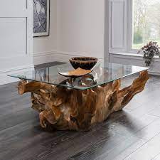 Flower Shape Square Teak Root Coffee Table High Quality Teak Etsy In 2021 Driftwood Furniture Coffee Table Wood Table Design