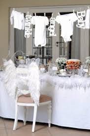 Pin By Heather Shaub On Event Ideas Angel Baby Shower Baby Shower Themes Twins Baby Shower