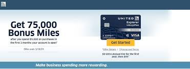 We did not find results for: 75 000 United Miles Bonus For Signing Up For The Chase United Explorer Business Card Travelupdate