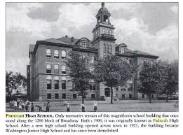 paducah high school and later washington junior high