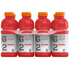 Some sugar free beverages have a strange taste and do not sit well in the stomach but sugar free gatorade is pleasing to many people. Gatorade G2 Lower Sugar Fruit Punch Low Calorie Electrolyte Enhanced Sports Drinks 8 Bottles 20 Fl Oz Kroger