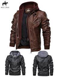 Clearance Sale Jackets Men Fashion Mens Jackets Casual Leather Jacket Men