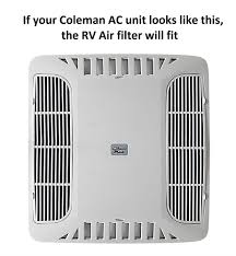Superior frame strength utilizing double wall construction and die cut fingers. Rv Air Ac 135g Oem Filter For Coleman Chillgrille Ceiling Assemblies 16 X 4