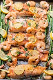 This link is to an external site that may or may not meet accessibility guidelines. Baked Shrimp Salmon Recipe Video Valentina S Corner