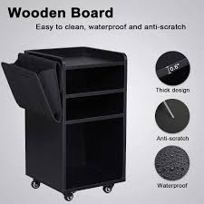 Its internal dimensions are 10.1 inches in height, 12.2 inches in width and 8.5 inches in depth. Buy Hasuit Wood File Cabinet With Movable Casters Home Office Rolling Filing Cabinet Printer Stand Office Cabinet For Home Office Black Online In Italy B0912tlx5w