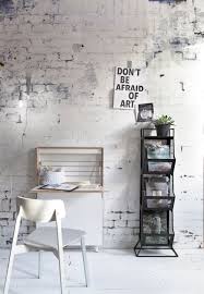 Black And White Brick Wall Design 10 Strategies To Apply White Brick Wall In Various Rooms Archlux Net Industrial Room White Brick Wallpaper White Brick Walls