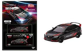Maybe you would like to learn more about one of these? Amazon Com Honda Civic Type R Fk8 Black Customer Racing Study U S A Limited Edition To 3 600 Pieces 1 64 Diecast Model Car By True Scale Miniatures Mgt00023 Toys Games