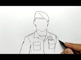 Tentu saja anda akan merasa kesulitan ketika diminta untuk menggambar hal tersebut, tetapi pada tes menggambar ini tidak dinilai dari bagus atau jeleknya gambar anda. Cara Menggambar Polisi Brimob Ganteng Youtube