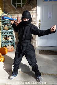The features includes a cut out bodysuit, satin bunny ears, satin bow tie. Ninja Halloween Costume