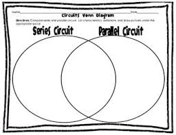 Electric Circuits Venn Diagram Open Closed Series And Parallel Circuits Science Electricity 4th Grade Science Fourth Grade Science