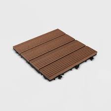 While tile makes a great outdoor flooring option, it's not necessarily the burliest when it comes to standing up to the elements, especially cold. Outdoor Patio Deck Tiles Target