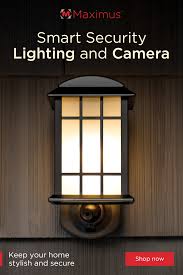 The feit electric smart floodlight security camera makes it easy to upgrade your exterior home lighting to a flexible home security system. Hd Camera Porch Light With Two Way Talk And Motion Sensor Keep Your Home Stylish And Secure Porch Sensor Light Security Lights Porch Lighting