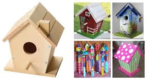 15 Modeles A Voir Peindre Des Cabanes D Oiseaux Maisons D Oiseaux Faites Maison Cabane Mangeoires Pour Oiseaux Faites Maison