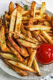 Air Fryer French Fries Crispy And Delicious In 2021 Air Fryer French Fries Homemade French Fries Cooking French Fries