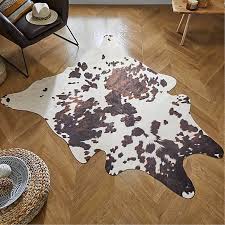 Black And White Boho Rug Dunelm Cow Print Rug In 2020 Cow Print Rug Cow Print Cow Rug