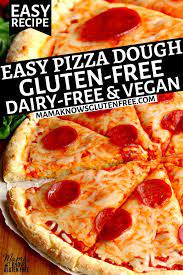 Gluten Free Pizza Crust Gluten Free Pizza Gluten Free Dairy Free Recipes Gluten Free Dairy Free