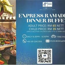 Cukup menuju ke sutera marina jetty. Express Ramadhan Dinner Buffet At Holiday Inn Express Kota Kinabalu City Centre