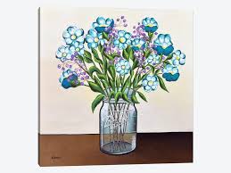 Maybe you would like to learn more about one of these? Flowers In Mason Jar Canvas Art By Helen Janow Miqueo Icanvas