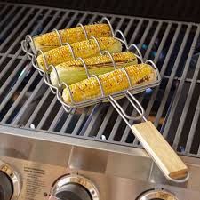 Bbq Corn Griller Basket Plus Size Outdoor Entertaining Brylane Home Bbq Corn Bbq Corn