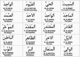 Allah have 99 beautiful names in islam.download or listen online 99 names of allah with meaning in english/urdu. Allah Names 99 Asmaul Husna Arabic Recitation With Meanings Tadeebulquran Com