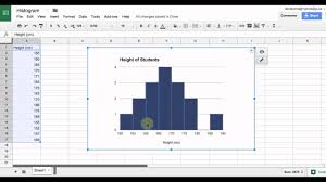 Create A Histogram With Google Sheets Youtube