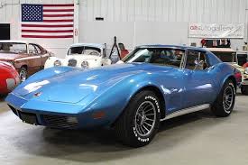Image result for Blue Green 1973 Corvette