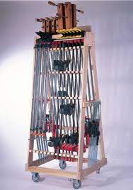 Finally, i located a stud in the wall and hung my diy clamp rack up. Rolling Clamp Rack Popular Woodworking Magazine