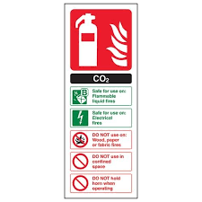 Neon sign beer signs neon lights custom neon sign led sign sign holder yard signs there are 23 suppliers who sells fire extinguisher signs printable on alibaba.com, mainly located in asia. Vsafety Co2 Id Fire Extinguisher Sign Portrait 75mm X 200mm 1mm Rigid Plastic Buy Online In Botswana At Botswana Desertcart Com Productid 47973839