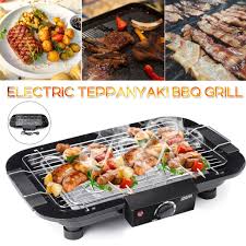 Literally, teppanyaki means 'grilled iron plate' in japanese but it is so much more than a simple iron plate. Electric Teppanyaki Bbq Grill Table Smokeless Hot Plate Non Stick Barbeque F Buy At A Low Prices On Joom E Commerce Platform