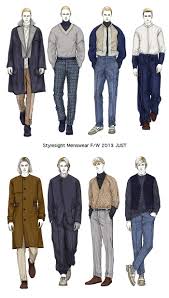 Fashion Illustrator Mengjie Di New Work For Styelsight Menswear F W 2013 Just Fashion Sketches Men Mens Fashion Illustration Fashion Design Portfolio