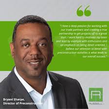 hjrussellco is thrilled to announce the promotion of Bryant Sharpe from  Senior Preconstruction Manager to Director of Preconstruction for our  construction division! In his new role, Bryant will lead a talented team